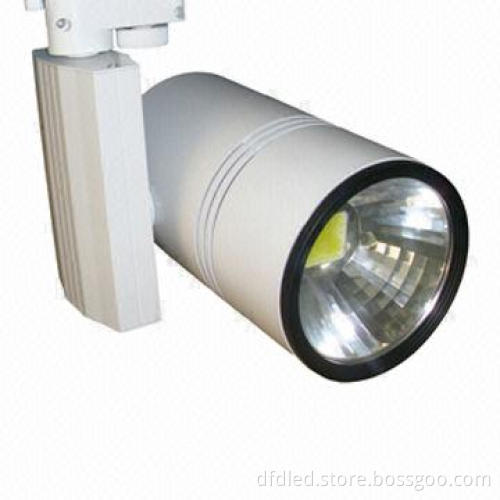 10W 538lm DFD LED Track Spotlight, 2,700 to 6,500K Color Temperature